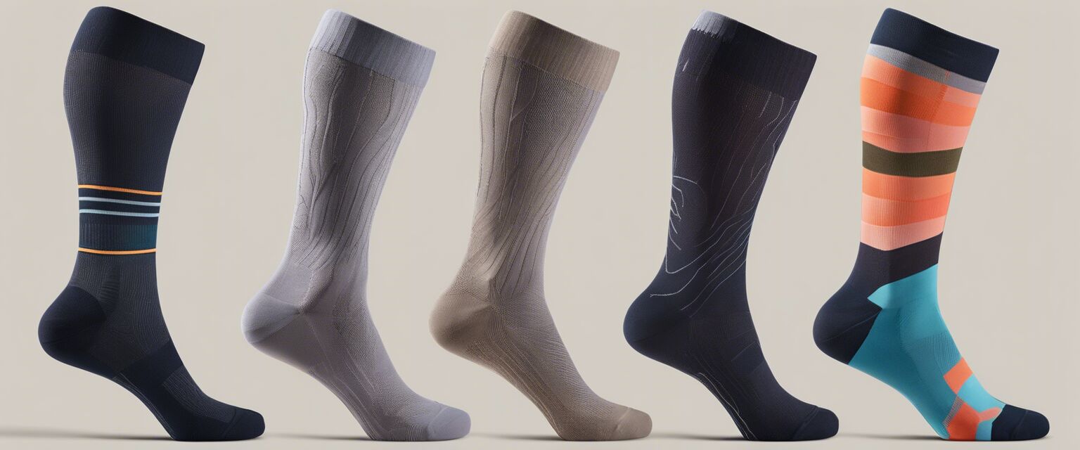 Collection of compression socks