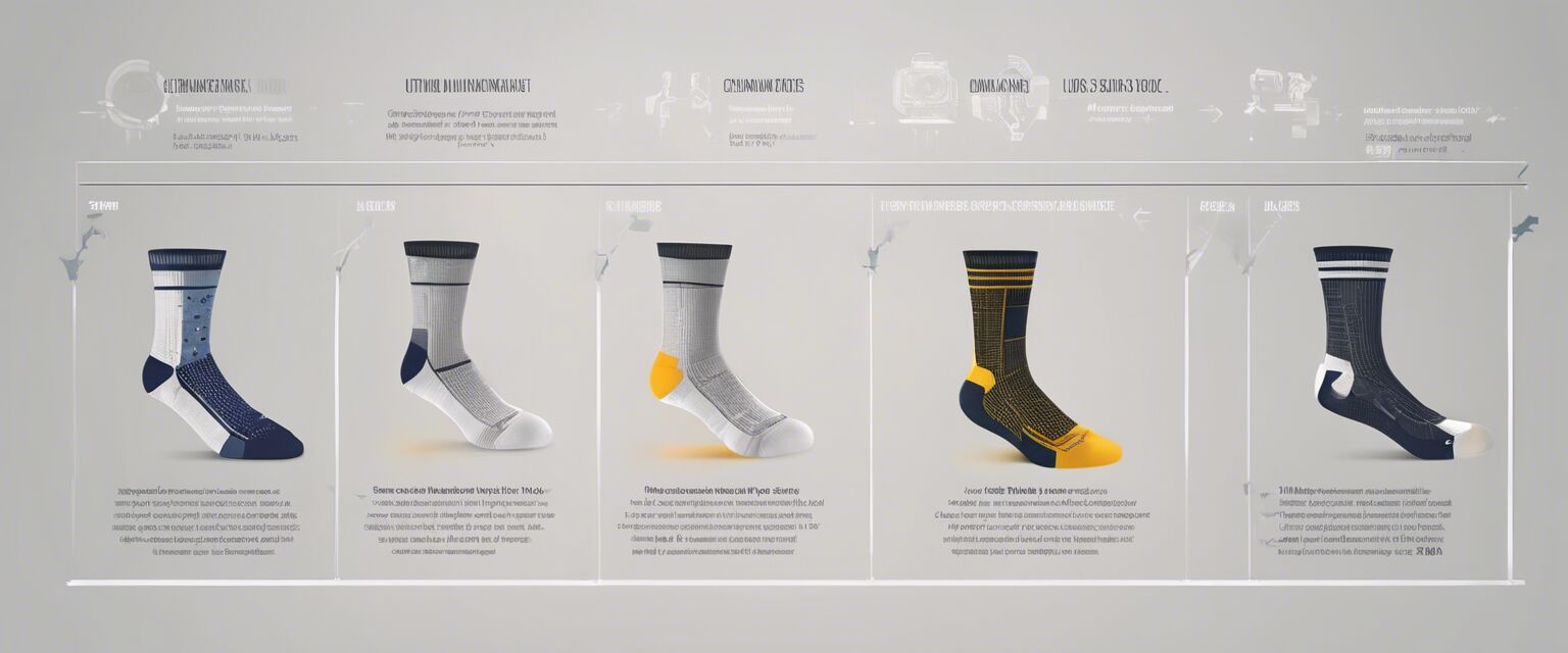 Compression socks maintenance infographic