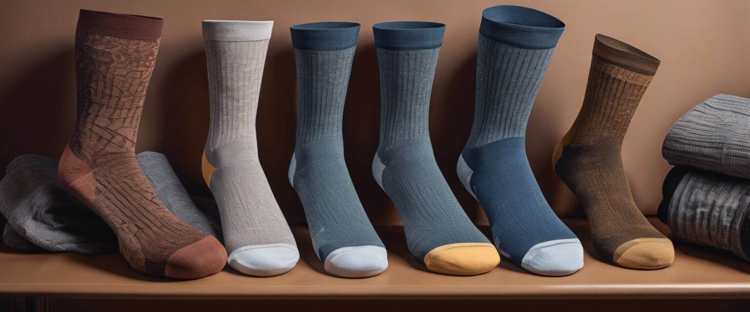 Different materials of compression socks