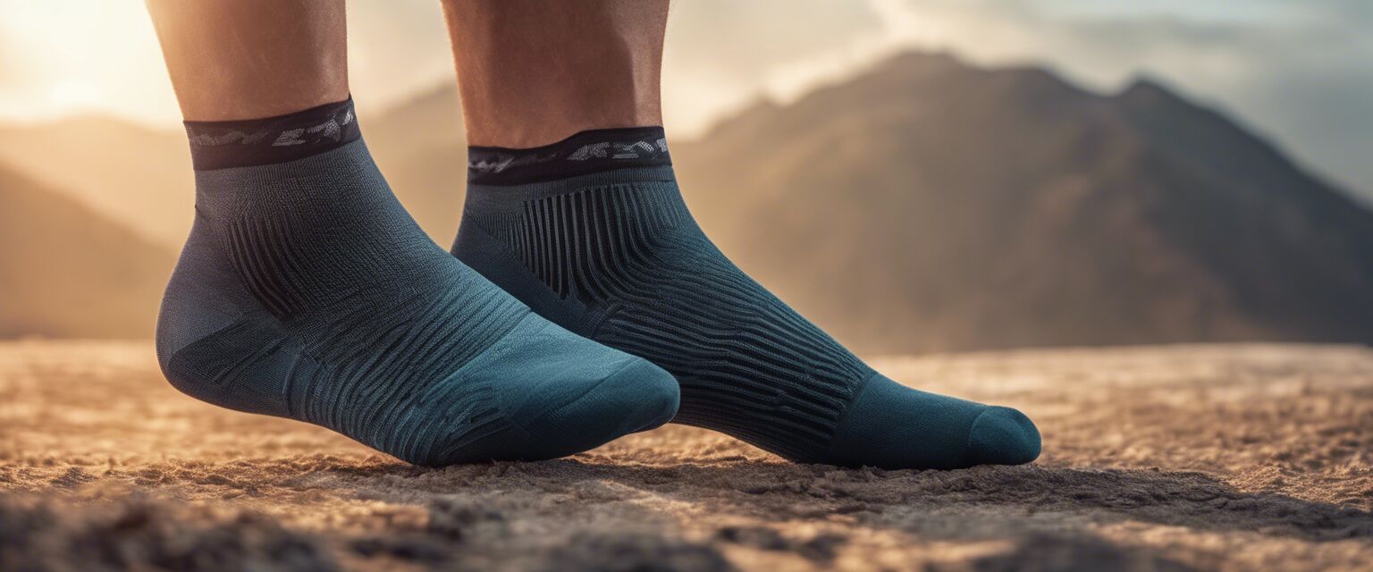 Compression socks for moderate climates